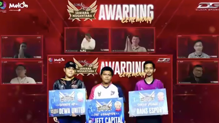 Telkomsel mengumumka pemenang tim esport turnamen Lokapala Jawara Nusantara.