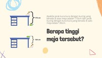 Kira-kira berapa tinggi meja tersebut?
