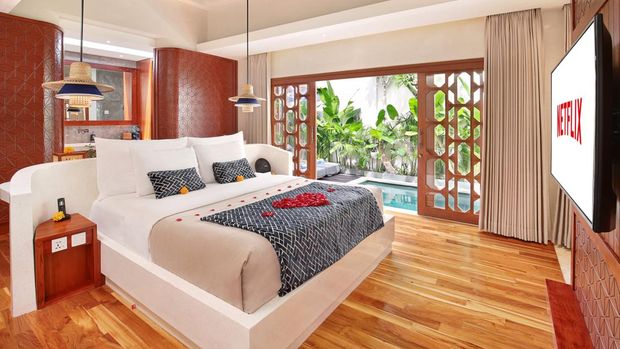 Villa mewah di Ubud, Bali.