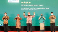 BRI Life meraih dua penghargaan yakni perusahaan TOP CSR Awards 2022 Kategori Sangat Baik serta TOP Leader on CSR Commitment 2022 kepada Iwan Pasila selaku Direktur Utama BRI Life.