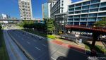 H-1 Ramadan, Jalan Sudirman-Thamrin Lancar Jaya
