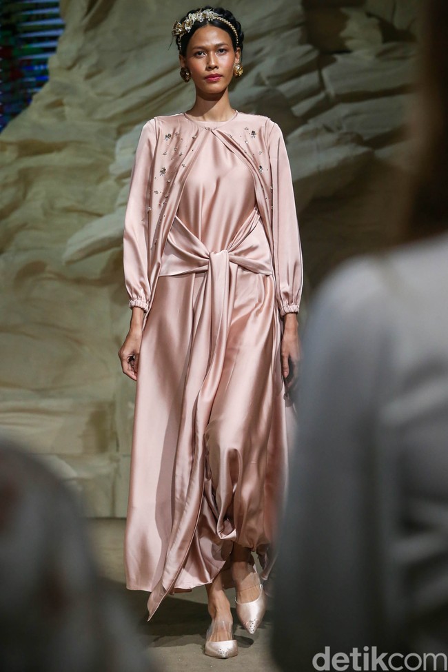 Polosan ada gradasi warna dan mengeluarkan koleksi baru. Tahun kemarin pattern kan, tahun ini something new berbeda dari yang lain, jelasnya. Foto: Grandyos Zafna/Detikcom