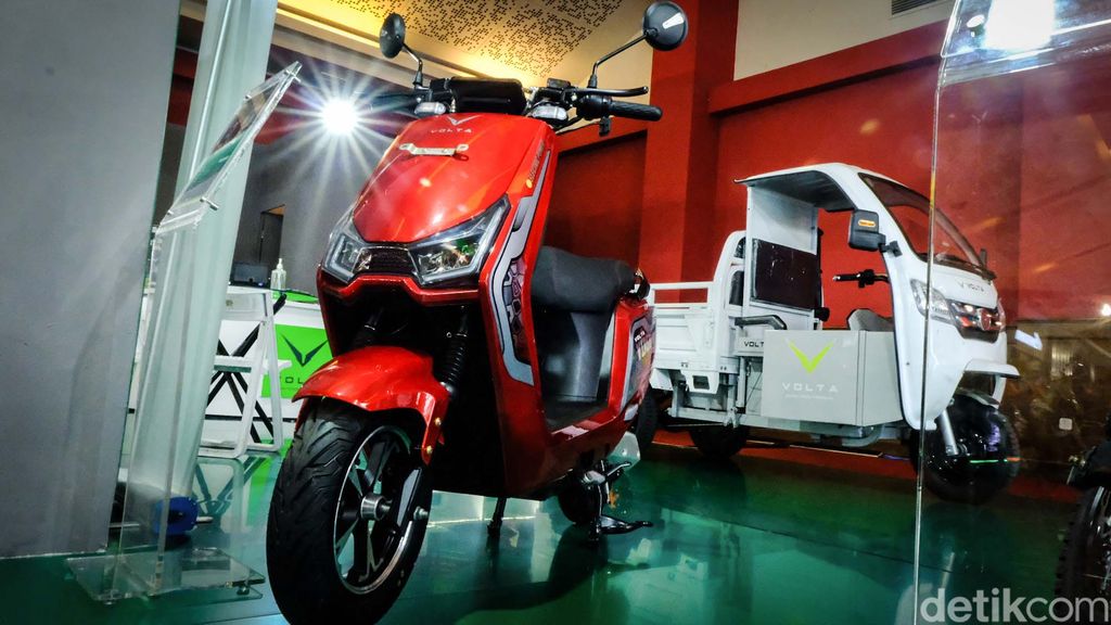 Volta Virgo jadi motor listrik terbaru yang meluncur di Indonesia International Motor Show (IIMS) 2022. Motor listrik ini merupakan rakitan pabrik asal Semarang, Jawa Tengah.