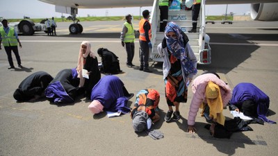 Ratusan Warga Ethiopia Dipulangkan dari Arab Saudi
