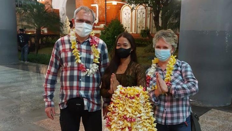 Turis Eropa Turis Eropa di Bali.