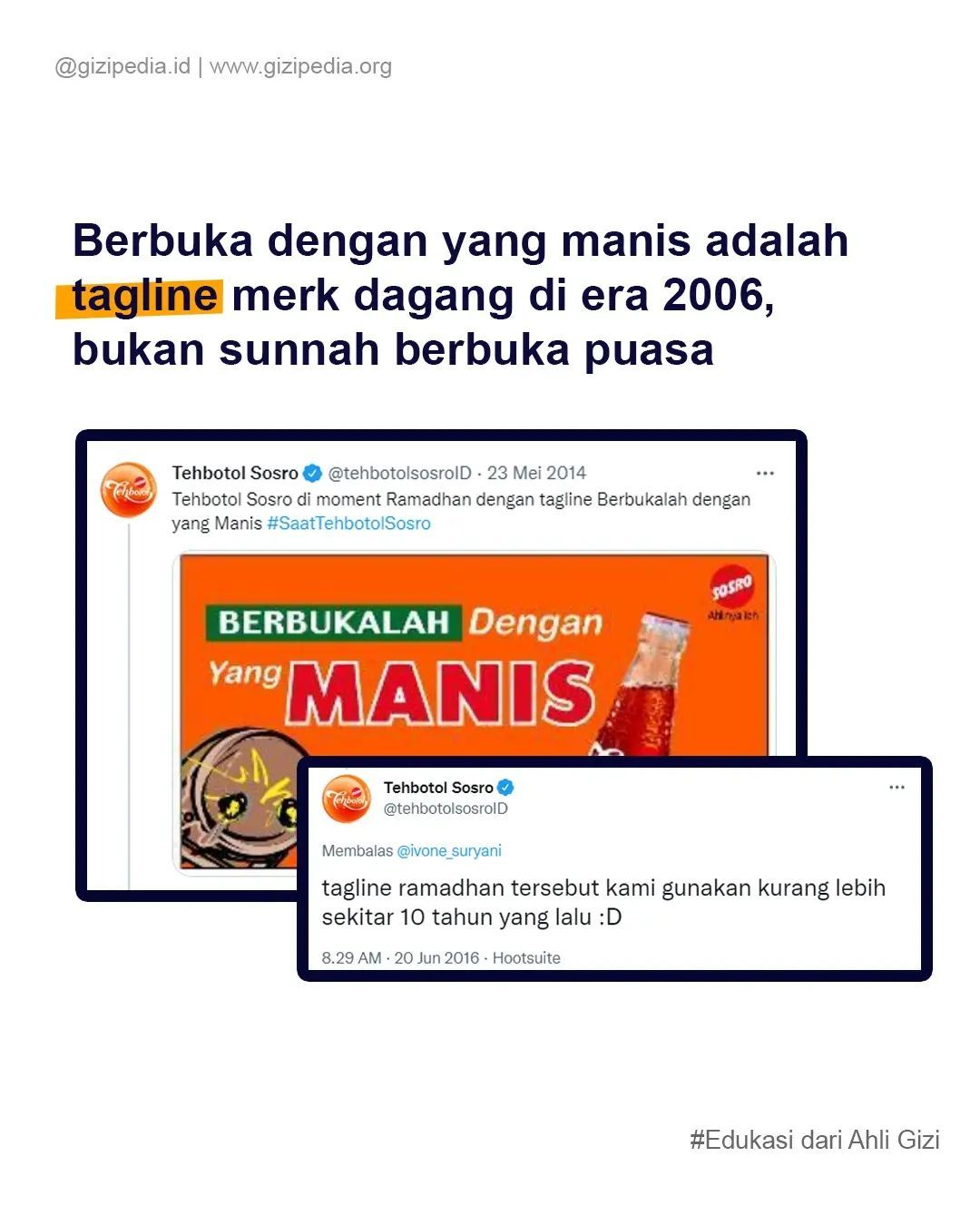 'Berbuka Dengan yang Manis' Hanya Tagline Iklan Minuman