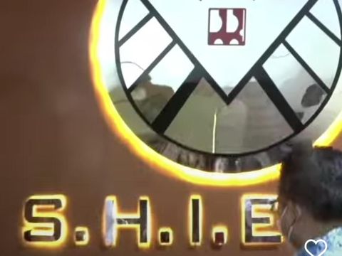 Logo SHIELD versi Pemkot yang jadi sorotan netizen karena mirip dalam film Marvel.