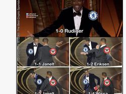 Meme Chelsea Kena Bantai Brentford, MU Kegocek Lagi