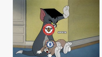 Chelsea yang notebene klub terbaik di Dunia, kalah telak 1-4. Foto: Twitter