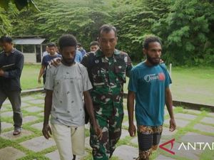 2 Anggota Pembebasan Papua Barat Kembali ke Pangkuan NKRI