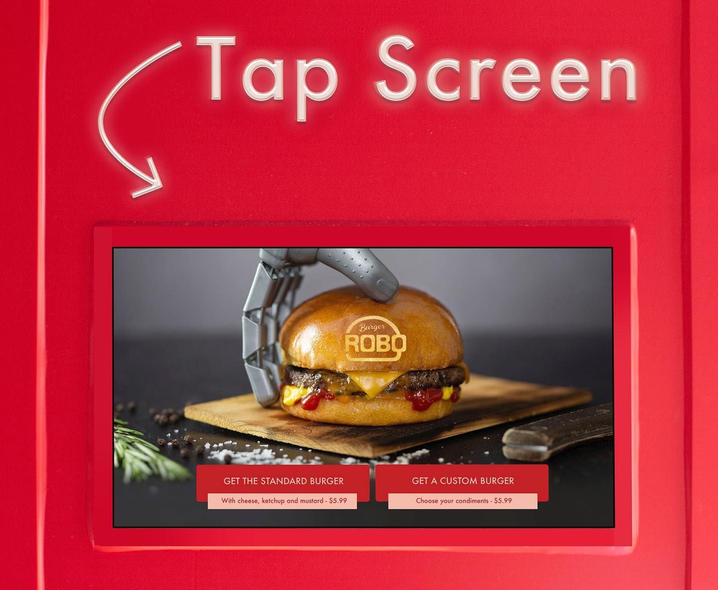 Vending Machine Burger Pertama di Dunia