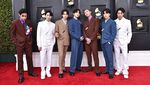BTS Bersinar di Karpet Merah Grammy Awards 2022