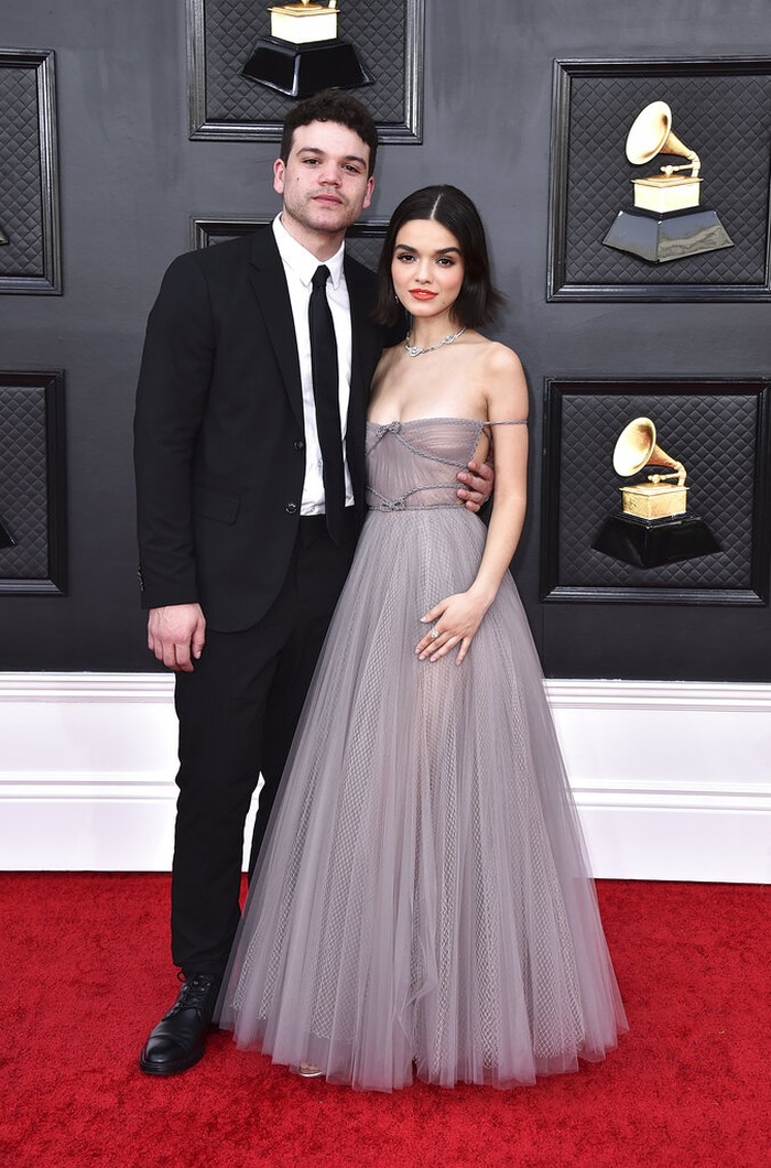 64th Annual Grammy Awards - Arrivals Rachel Zegler arrives at the 64th Annual Grammy Awards at the MGM Grand Garden Arena on Sunday, April 3, 2022, in Las Vegas. (Photo by Jordan Strauss/Invision/AP)