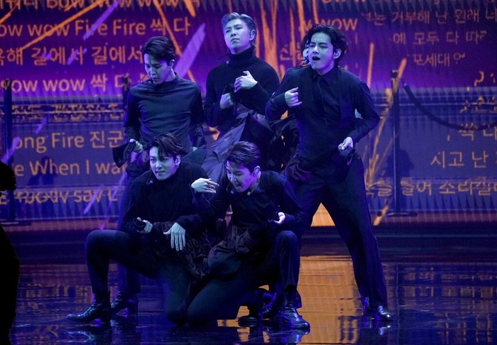 BTS performs 