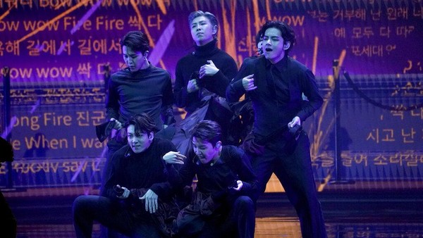 BTS Lumerkan Panggung Grammy Awards 2022 dengan Butter