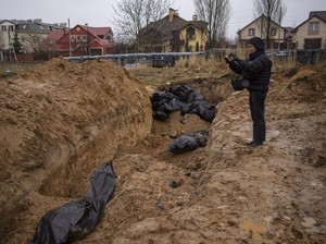 Mayat Bergelimpangan di Ukraina Disebut Rusia Provokasi Belaka