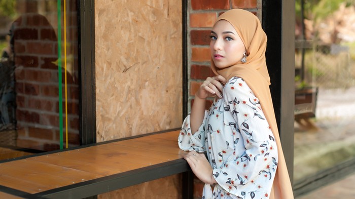 Ilustrasi busana muslim Ilustrasi busana muslim.