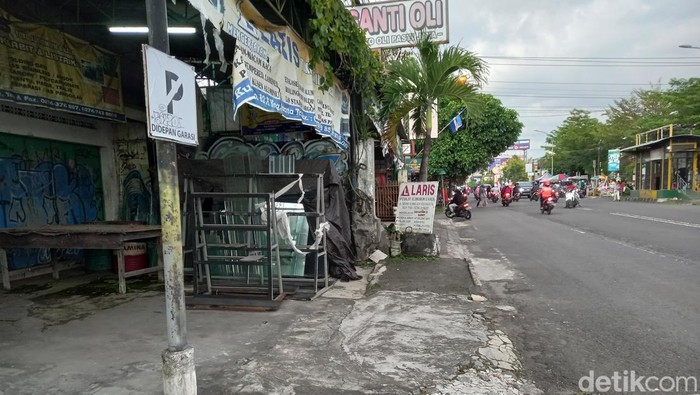 Lokasi klitih di Gedongkuning, Jogja yang menewaskan seorang pelajar SMA anak anggota DPRD Kebumen, Senin (4/4/2022).