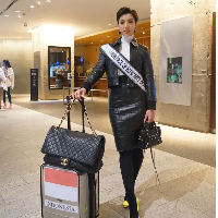 Nadia Tjoa berangkat ke Toronto, Kanada pada 22 Maret 2022 untuk mengikuti Miss Face of Humanity 2022. Nadia ditunjuk langsung oleh Ivan Gunawan untuk mengikuti Miss Face of Humanity 2022 . Foto: Instagram