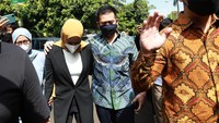 Olla Ramlan dan Aufar Hutapea terlihat datang ke sidang perdana perceraiannya. Foto: Noel/detikHOT