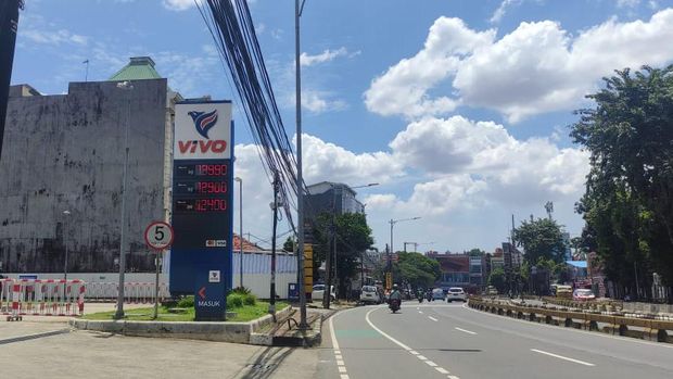 SPBU VIVO di Warung Buncit, Jakarta. (Dok: CNBC Indonesia/Verda Nano)