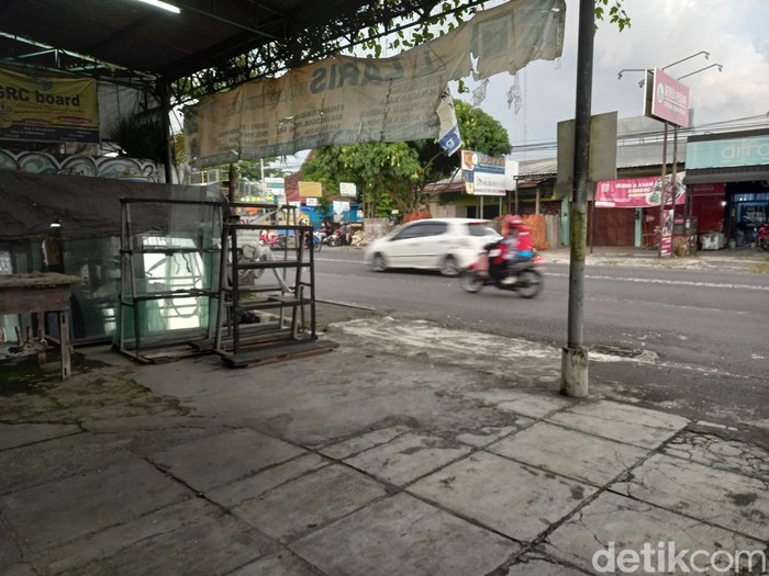TKP klitih yang tewaskan anak anggota DPRD Kebumen, Senin (4/4/2022).