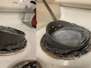 Apes! Centong hingga Wadah Plastik Ini Meleleh Saat Dipakai Masak