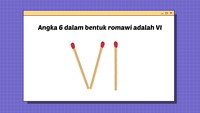 Lebih mudah membuat angka 6 dengan angka romawi kan! (Foto: Tasya Kania Azzahra/detikHealth)