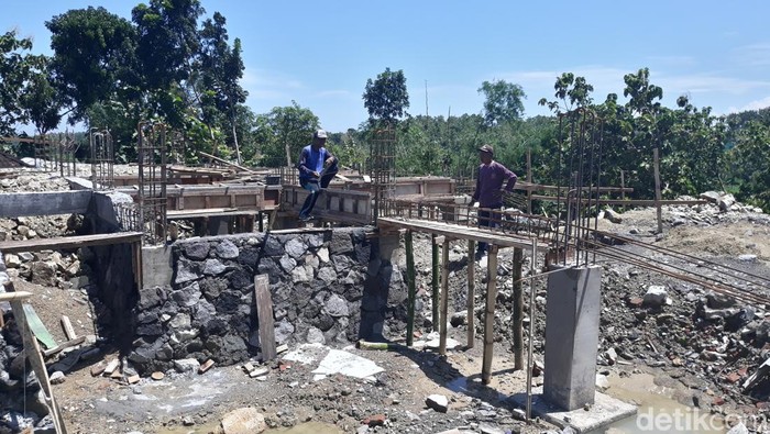 Lokasi Masjid Al-Fatah di Dusun Kowang, Desa Ngargotirto, Kecamatan Sumberlawang, Sragen, Senin (4/4/2022).
