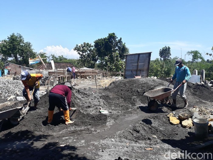 Lokasi Masjid Al-Fatah di Dusun Kowang, Desa Ngargotirto, Kecamatan Sumberlawang, Sragen, Senin (4/4/2022).