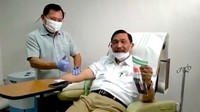 Menko Marinves Luhut Binsar Pandjaitan menjadi salah satu menteri yang datanya dibocorkan Bjorka. Salah satu yang menyita perhatian adalah Luhut disebut belum vaksin ketiga. Tidak sedikit warganet yang berkomentar menanggapi temuan kebocoran data tersebut. Menanggapi hal ini, juru bicara Kemenko Marinves, Jodi Mahardi mengatakan Luhut telah divaksin COVID-19 ketiga pada awal Januari 2022. (Dok. Kemenko Marinves)