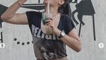 Momen Seru Nita Gunawan yang Doyan Banget Jajan Es Krim