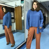 Berat badannya turun drastis dan jadi ramping, Okky Lukman sempat diduga sedot lemak. Namun dia membantahnya. Foto: Instagram/@okidatanglagi