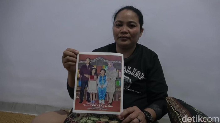 Petugas Dishub Makassar Najamuddin Sewang tewas ditembak OTK. Kakak perempuan korban, Juni Sewang  mengungkap hasil autopsi (detikSulsel/Reinhard Soplantila)