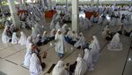 Ribuan Santri Membaca Al-Quran Bersama di Medan