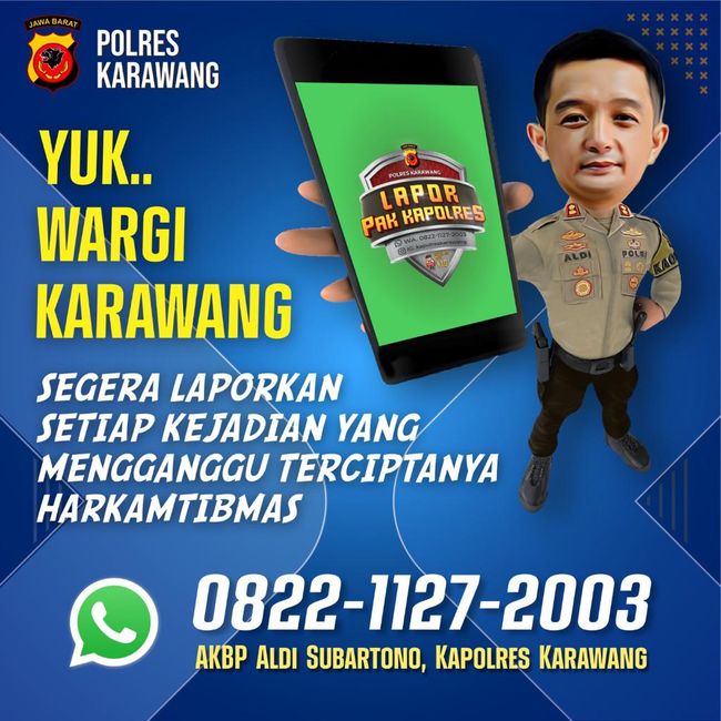 AKBP Aldi Subartono dan Lapor Pak Kapolres