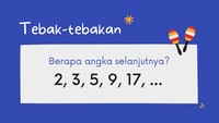 Angka berapa yang paling tepat setelah 17?
