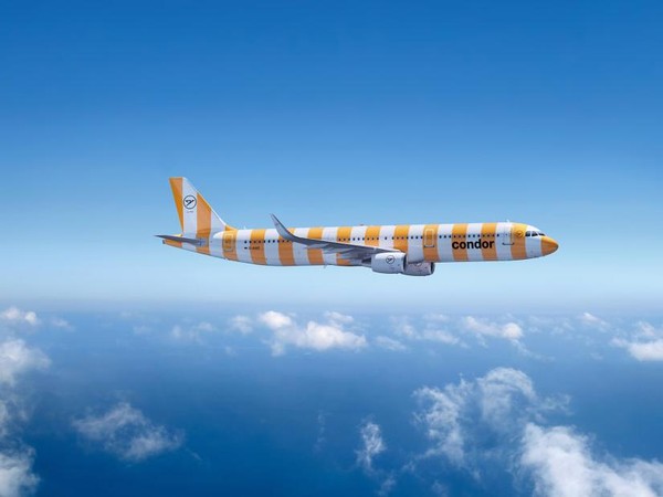 Pesawat dengan desain yang baru telah terbang dari Frankfrut, Jerman ke Lanzarote, Kepulauan Canary, Spanyol pada 5 April lalu. (Condor)