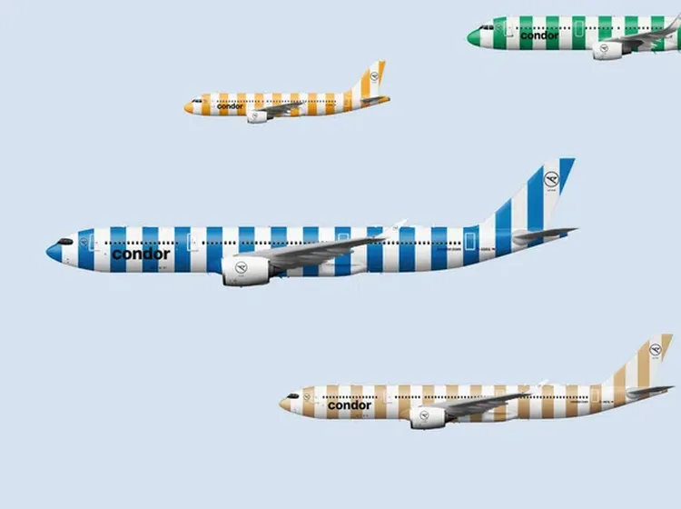 Potret Maskapai Jerman yang Punya Corak Mirip Permen