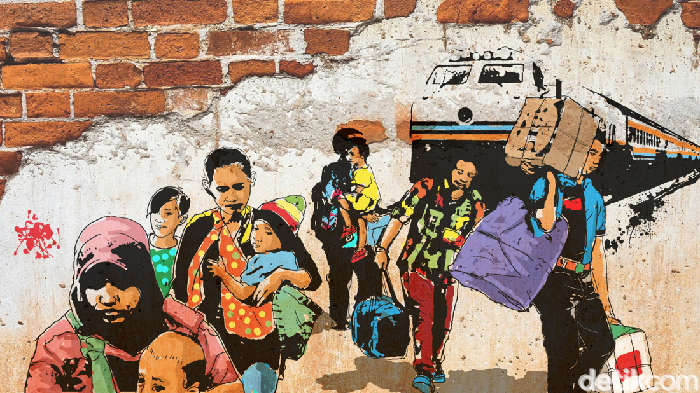 ilustrasi mudik lebaran