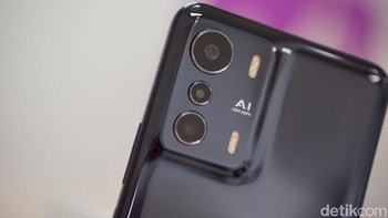 Zero 5G dilengkapi kamera utama 48MP dan lensa portrait 13MP dan kamera virtual 2MP. Foto: Adi Fida Rahman/detikINET