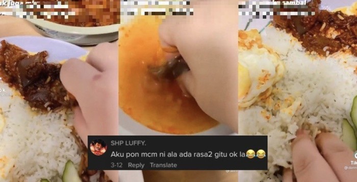 Kocak! Netizen Ini Cuci Sambal Cumi karena Tak Kuat Makan Pedas