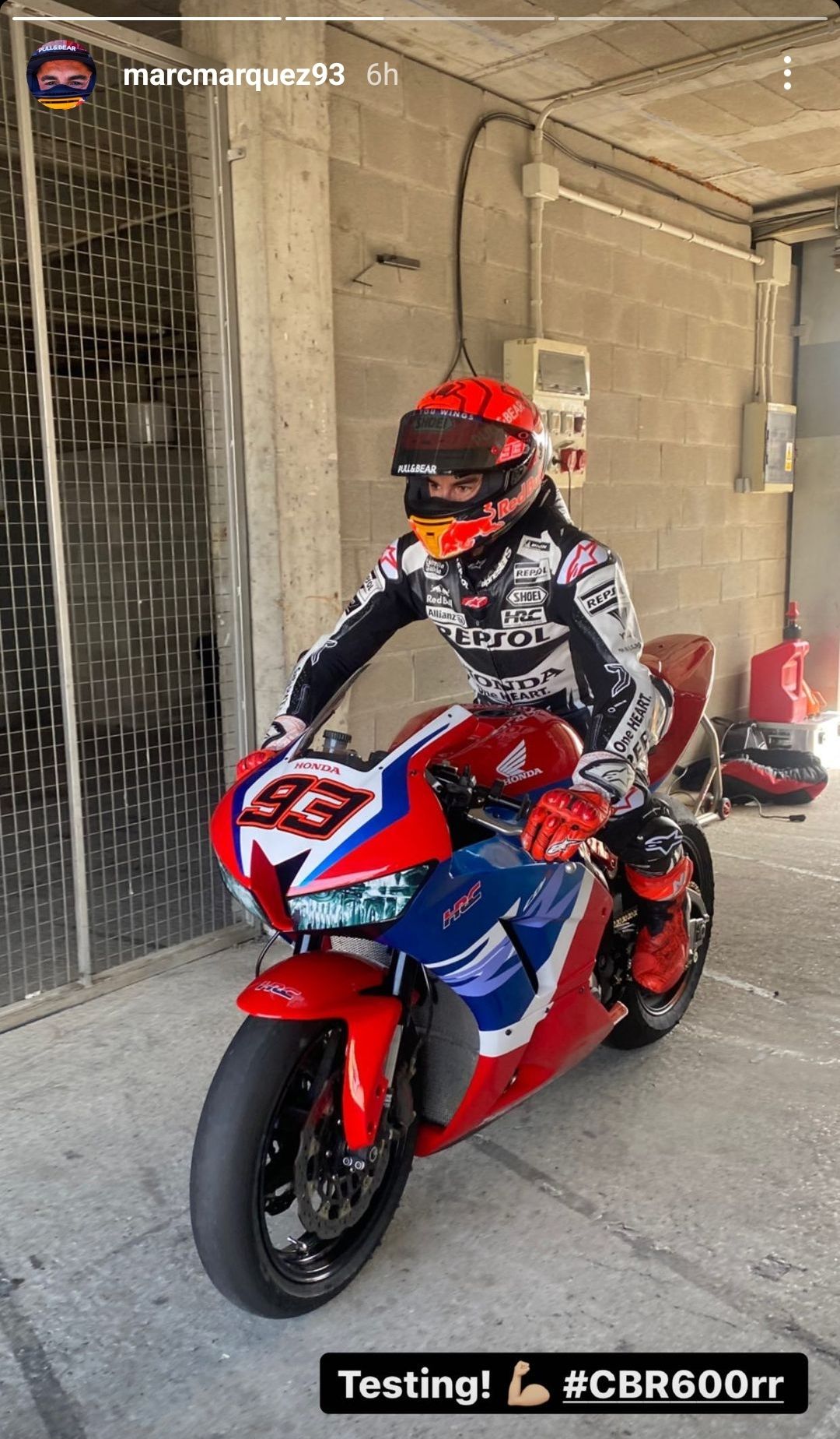 Marquez sudah jajal motor usai mengalami diplopia baru menyusul insiden di Mandalika.