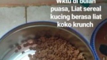 Seperti sereal. Foto: Twitter