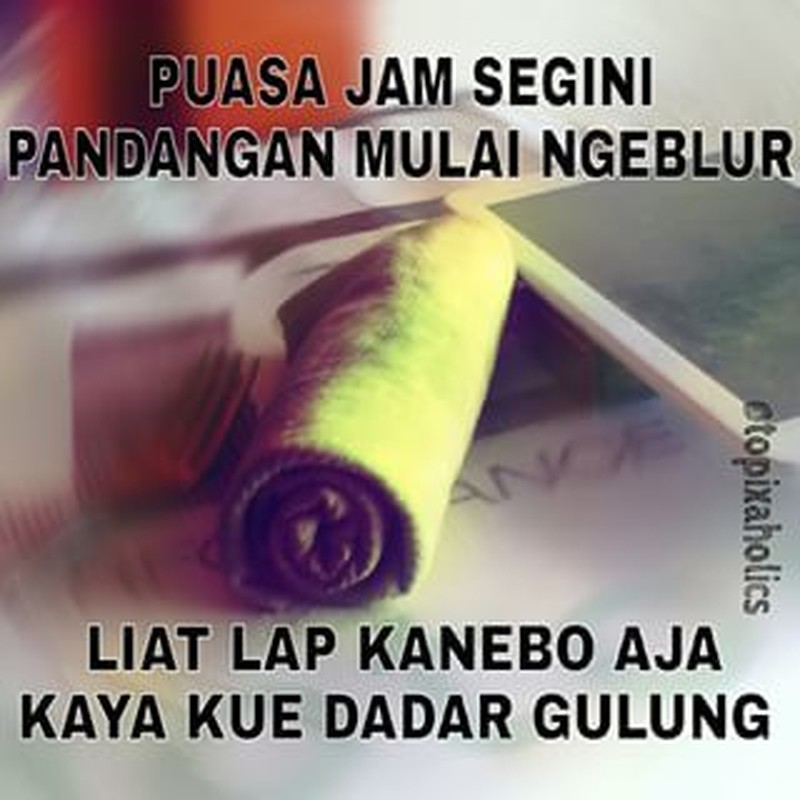 Meme godaan puasa
