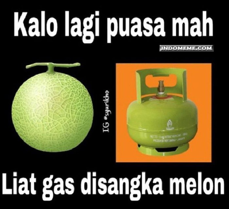 Meme godaan puasa