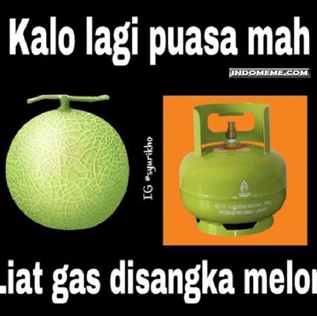 Baru Hari Pertama, Meme Godaan Puasa Sudah Menggila