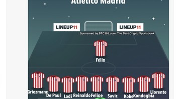 Memang sudah diprediksi bahwa Atletico akan mengandalkan parkir bus melawan agrersivitas City. Foto: Twitter