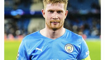 Untung ada Kevin De Bruyne yang berhasil mencetak gol semata wayang City ke gawang Atletico. Foto: Twitter