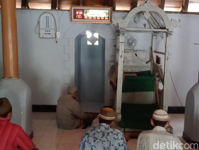 Mihrab Masjid Kajoran Klaten yang konon tak bisa dipakai sembarang orang, Rabu (6/4/2022).
